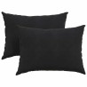 Coussins de canapé 2 pcs Noir 70 x 50 cm 521667521667