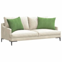 Coussins de canapé 2 pcs Vert clair 70 x 50 cm 521669521669
