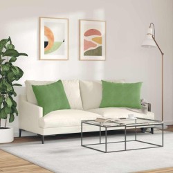 Coussins de canapé 2 pcs Vert clair 70 x 50 cm 521669521669
