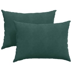 Coussins de canapé 2 pcs Vert foncé 70 x 50 cm 521670521670