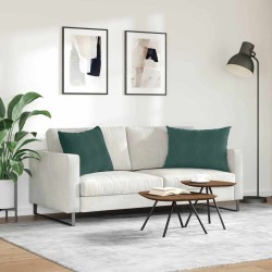 Coussins de canapé 2 pcs Vert foncé 70 x 50 cm 521670521670