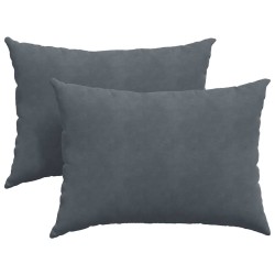 Coussins de canapé 2 pcs Gris foncé 70 x 50 cm 521671521671