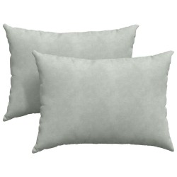 Coussins de canapé 2 pcs Gris clair 70 x 50 cm 521672521672