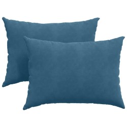 Coussins de canapé 2 pcs Bleu 70 x 50 cm 521673521673