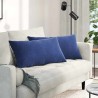Coussins de canapé 2 pcs Bleu police 80 x 40 cm 521674521674