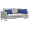 Coussins de canapé 2 pcs Bleu police 80 x 40 cm 521674521674