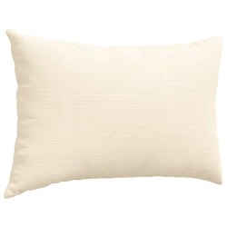 Coussins de canapé 2 pcs Crème 60 x 40 cm 521675521675