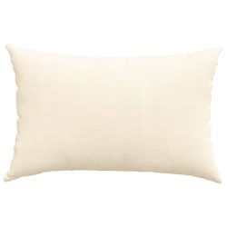 Coussins de canapé 2 pcs Crème 60 x 40 cm 521675521675