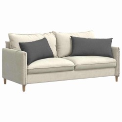 Coussins de canapé 2 pcs Gris foncé 80 x 40 cm tissu 521676521676