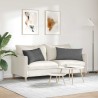 Coussins de canapé 2 pcs Gris foncé 80 x 40 cm tissu 521676521676