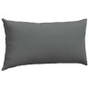Coussins de canapé 2 pcs Gris foncé 80 x 40 cm tissu 521676521676