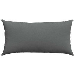 Coussins de canapé 2 pcs Gris foncé 80 x 40 cm tissu 521676521676