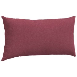Coussins de canapé 2 pcs Bordeaux 80 x 40 cm tissu 521678521678