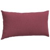 Coussins de canapé 2 pcs Bordeaux 80 x 40 cm tissu 521678521678