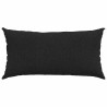 Coussins de canapé 2 pcs Noir 80 x 40 cm tissu 521679521679