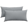 Coussins de canapé 2 pcs Gris clair 80 x 40 cm tissu 521680521680