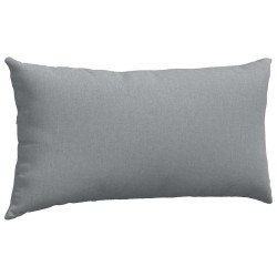 Coussins de canapé 2 pcs Gris clair 80 x 40 cm tissu 521680521680