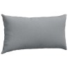 Coussins de canapé 2 pcs Gris clair 80 x 40 cm tissu 521680521680