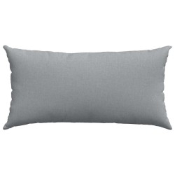 Coussins de canapé 2 pcs Gris clair 80 x 40 cm tissu 521680521680