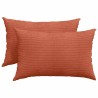 Coussins de canapé 2 pcs Rouge orange 60 x 40 cm 521682521682