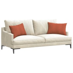 Coussins de canapé 2 pcs Rouge orange 60 x 40 cm 521682521682
