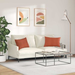 Coussins de canapé 2 pcs Rouge orange 60 x 40 cm 521682521682