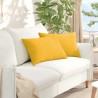 Coussins de canapé 2 pcs Jaune clair 60 x 40 cm 521683521683
