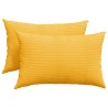 Coussins de canapé 2 pcs Jaune clair 60 x 40 cm 521683521683