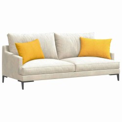 Coussins de canapé 2 pcs Jaune clair 60 x 40 cm 521683521683
