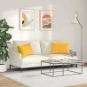 Coussins de canapé 2 pcs Jaune clair 60 x 40 cm 521683521683
