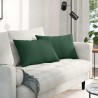 Coussins de canapé 2 pcs Vert foncé 60 x 40 cm 521684521684