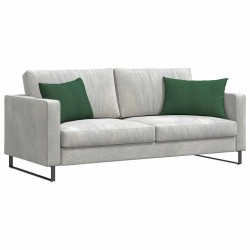Coussins de canapé 2 pcs Vert foncé 60 x 40 cm 521684521684