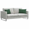 Coussins de canapé 2 pcs Vert foncé 60 x 40 cm 521684521684