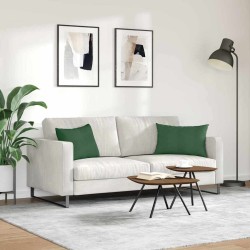 Coussins de canapé 2 pcs Vert foncé 60 x 40 cm 521684521684