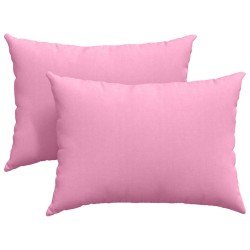 Coussins de canapé 2 pcs Rose 70 x 50 cm tissu 521686521686