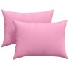 Coussins de canapé 2 pcs Rose 70 x 50 cm tissu 521686521686