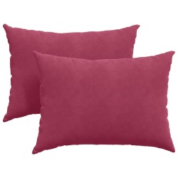 Coussins de canapé 2 pcs Bordeaux 70 x 50 cm 521687521687