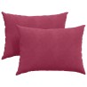 Coussins de canapé 2 pcs Bordeaux 70 x 50 cm 521687521687