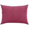 Coussins de canapé 2 pcs Bordeaux 70 x 50 cm 521687521687