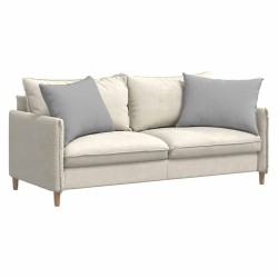 Coussins de canapé 2 pcs Gris nuage 70 x 50 cm tissu 521689521689