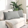 Coussins de canapé 2 pcs Gris clair 80 x 40 cm tissu 521690521690