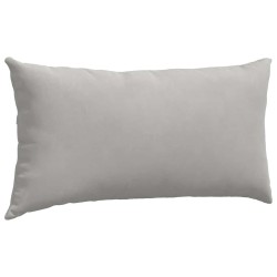 Coussins de canapé 2 pcs Gris clair 80 x 40 cm tissu 521690521690