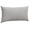 Coussins de canapé 2 pcs Gris clair 80 x 40 cm tissu 521690521690