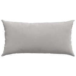 Coussins de canapé 2 pcs Gris clair 80 x 40 cm tissu 521690521690