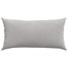 Coussins de canapé 2 pcs Gris clair 80 x 40 cm tissu 521690521690