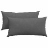 Coussins de canapé 2 pcs Gris foncé 80 x 40 cm 521691521691