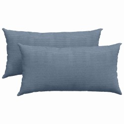 Coussins de canapé 2 pcs Bleu 80 x 40 cm 521693521693