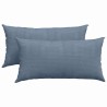 Coussins de canapé 2 pcs Bleu 80 x 40 cm 521693521693