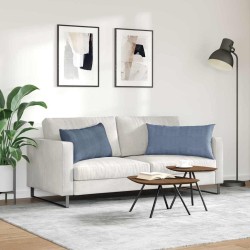 Coussins de canapé 2 pcs Bleu 80 x 40 cm 521693521693