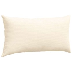 Coussins de canapé 2 pcs Crème 80 x 40 cm 521694521694